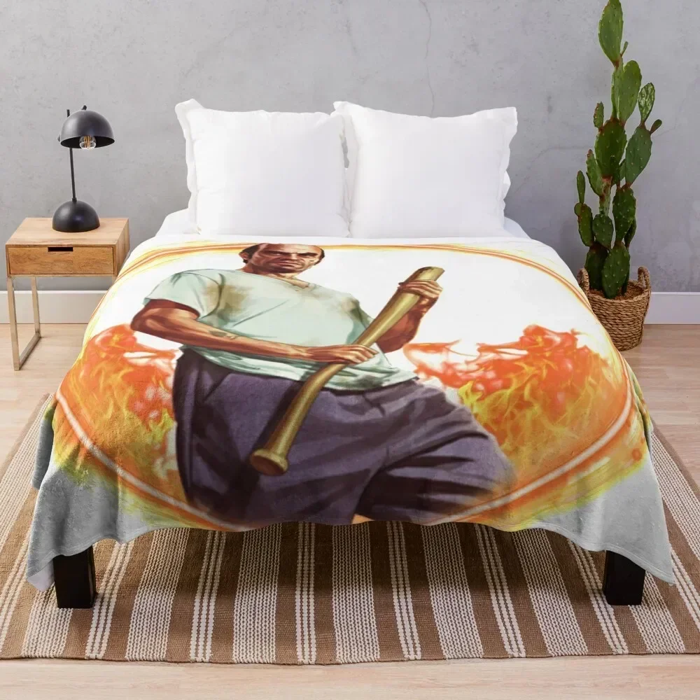 

Trevor GTA 5 Throw Blanket Extra Large Throw Plush Hairy Decorative Sofas Blankets