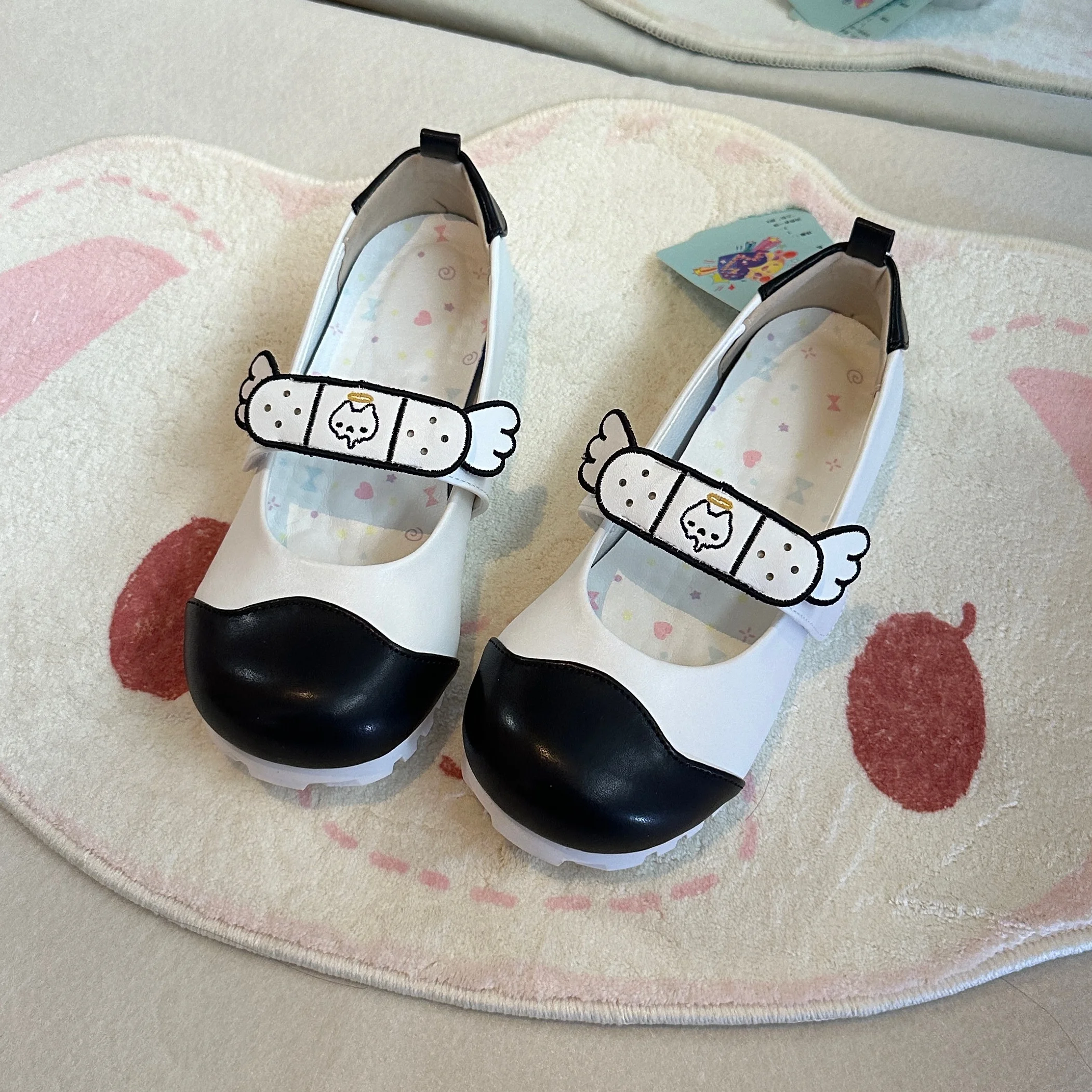 Fashion 2025 New Spring Summer Sweet Cute Lolita Japanese Style Round Head Flats for Ladies Casual Elegant Women's Shoes