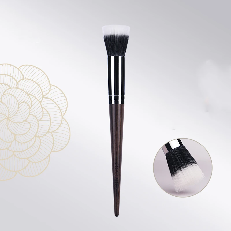 CHICHODO Makeup Brush-Luxury Ebony Handle Natural Hair 41Pcs Brushes Series-012Synthetic Hair Stippling Brush