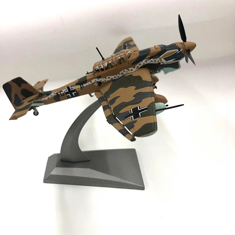 JASON TUTU 1/72 Schaal Diecast Legering Model Junkers vechter JU-87 Militaire Missile Bomber Verzamel geschenken