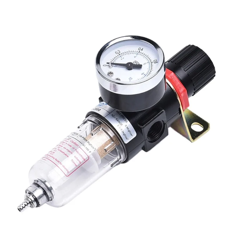 AFR2000 Pneumatic Filter Air Treatment Unit Pressure Regulator Switch Gauge for air Compressor Air Filter Moisture Oil Separator