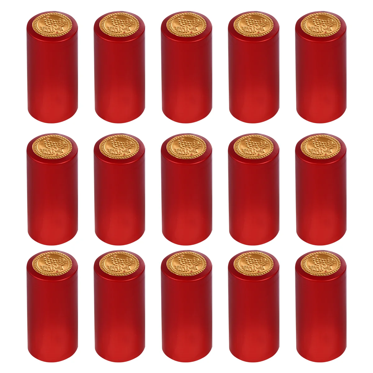 100 Pcs Bottles Red Top Shrink Film Self Made Heat Cap Homebrew Seal Cover Sealing Women's