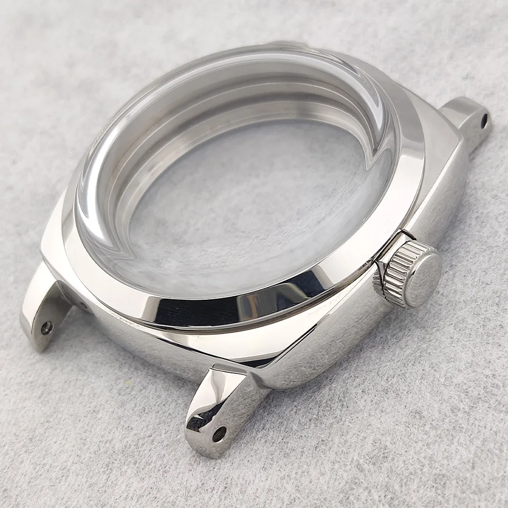 45mm Watch Case Seagull ST 3600 Case ETA 6497 Movement Case Stainless Steel Waterproof Case Men's Watch Accessory