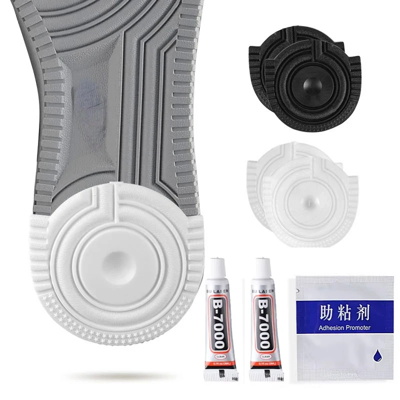Protector de suela de zapato para zapatillas de deporte, pegatina de suelas resistente al desgaste, suela de goma autoadhesiva, almohadillas antideslizantes para el cuidado de los zapatos, 1 par