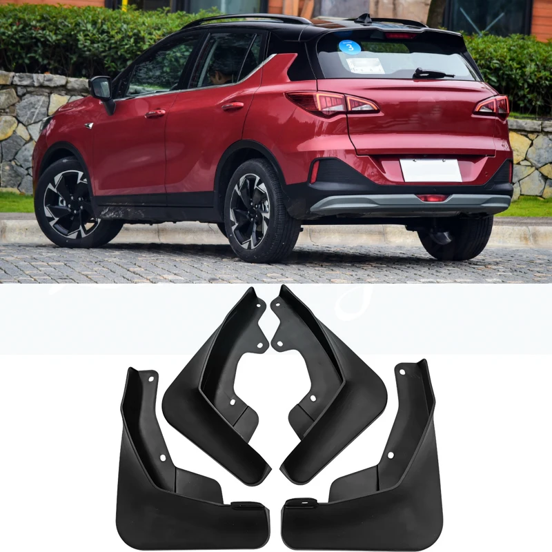 Car Mud Flaps Front Rear Mudguards Splash Guards Fender Mudflaps For Trumpchi GS3 2021 2022 Set Dirty Guards