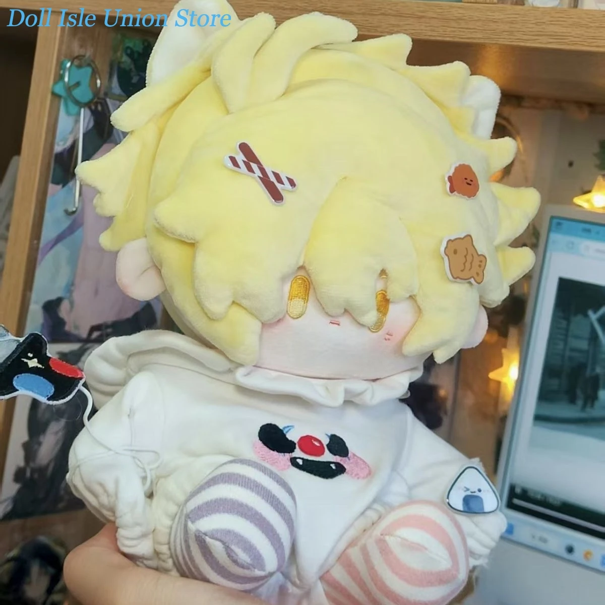 لعبة هونكاي: ستار السكك الحديدية 20 سنتيمتر Khaslana Phainon لطيف أفخم وسيم القطن دمية دمية محشوة تأثيري فستان بلوشي دمية