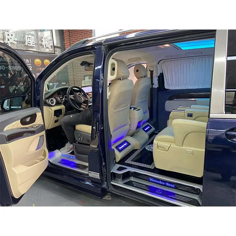 

W447 Автомобильная педаль с фонарями, Стиль люкс, подходит для Mercedes Benz VITO V class, обновленный стиль Maybach