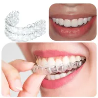 2/4 Mouthguard EVA Teeth Protector Mouthguard is suitable for nighttime teeth grinding anti-snoring whitening boxing protection