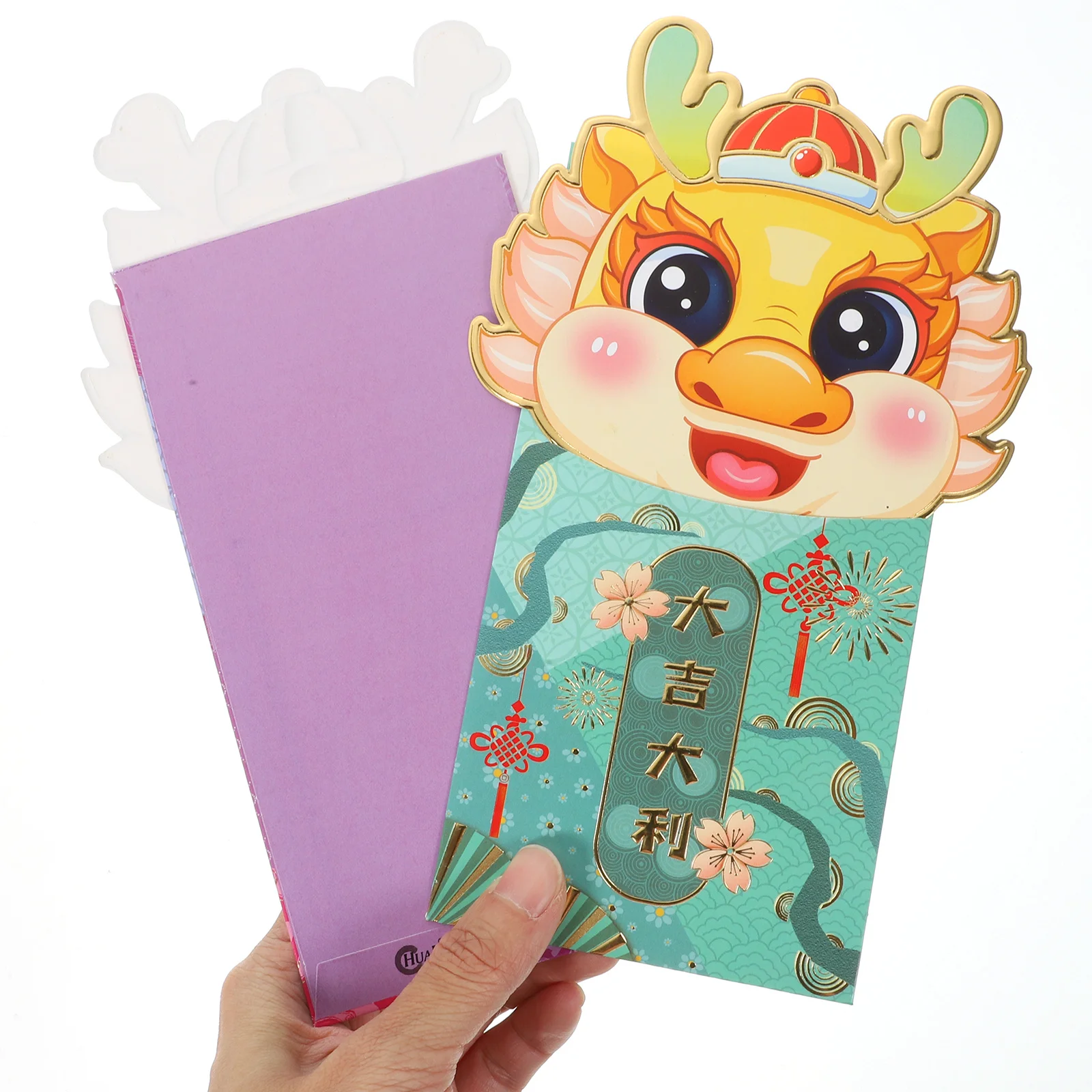 18Pcs Traditional Red Envelopes Chinese Style Creative Paper Packets for Spring Festival Red Envelopes Chinese