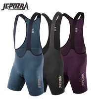 Pantalones cortos de ciclismo JEPOZRA para mujer, pantalones cortos con correas para los hombros, pantalones cortos transpirables para bicicleta, pantalones cortos con pechera de secado rápido