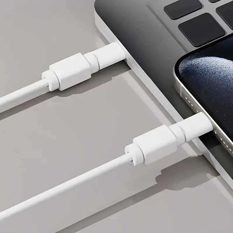 8-Pack Heavy-Duty Cable Protectors, Universal Cord Guards for USB-C/Lightning/Micro-USB. Prevents Breaks & Scratches.