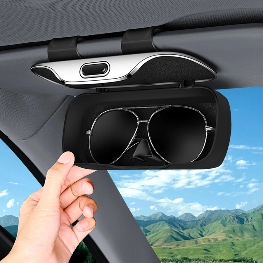 Estuche portalentes para gafas de sol del coche – Conductor y copiloto - imagen 3