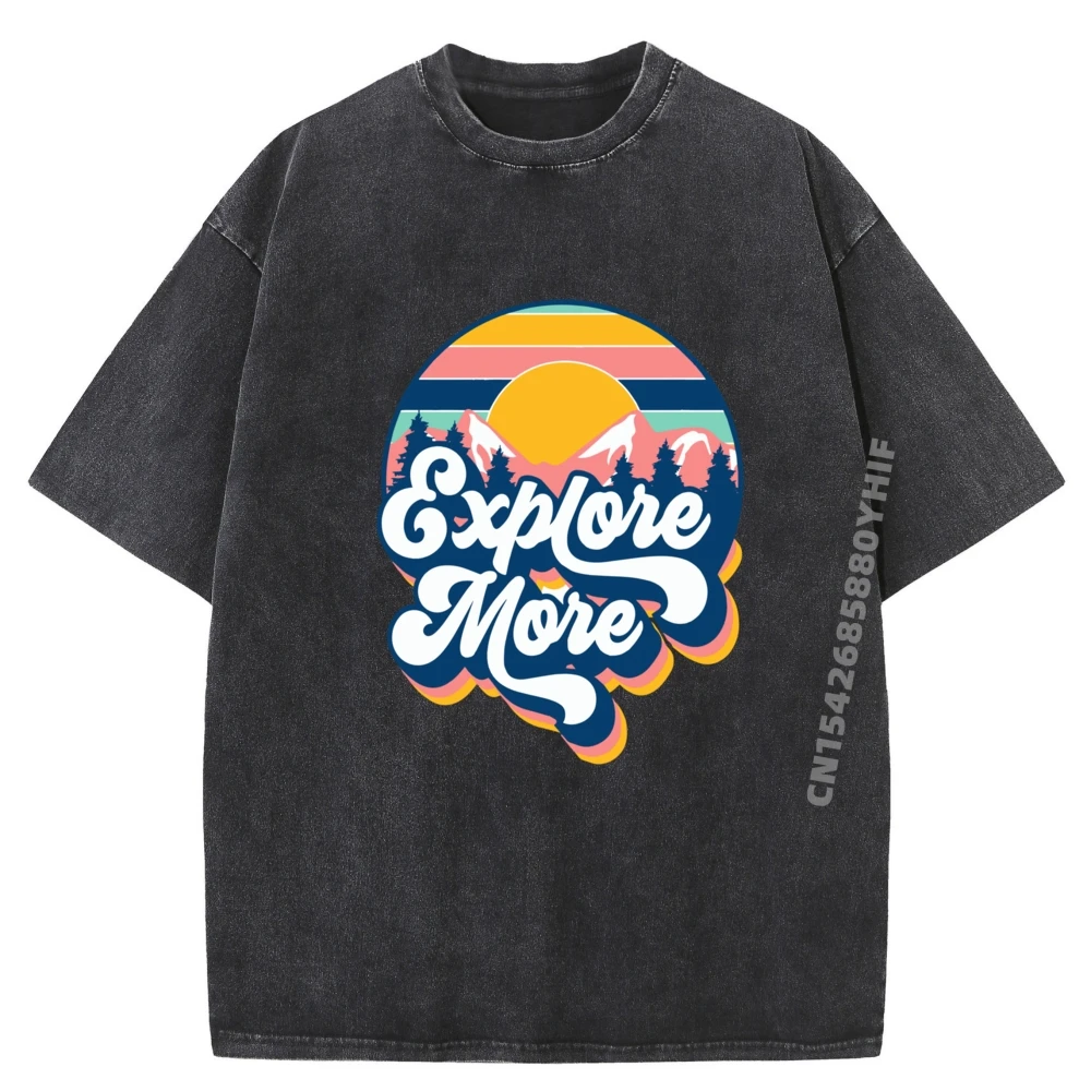 

Explore More Travelling Travel Trip Exploring Adventure Fall Clothes Aesthetic Shirts Luxury Clothing Mens Washed Shirt