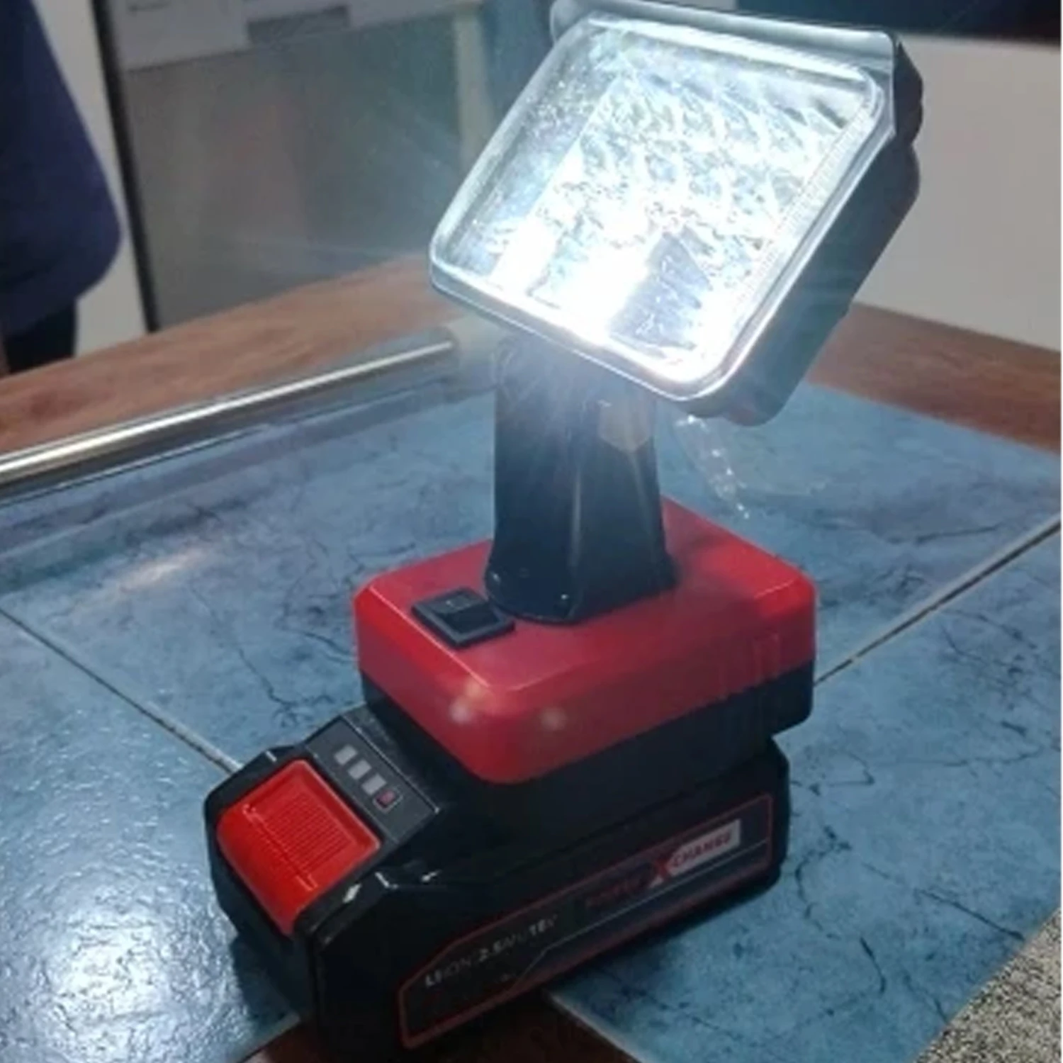 Battery LED Work Lemp For Einhell/X-Change/Ozito 18V Li-ion Battery With Type-C/USB Charging port Portable Lighting light