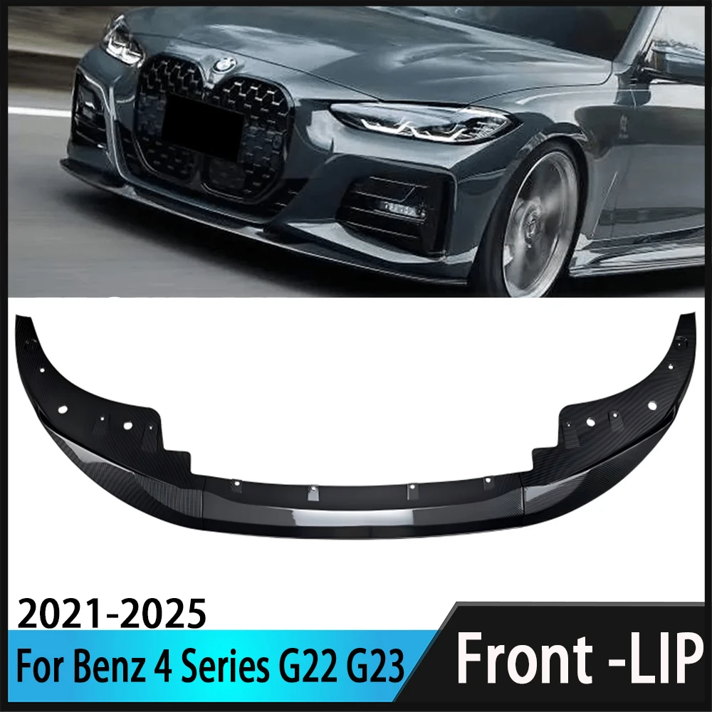 

MP Style Gloss Black Front Bumper Lip Splitter For BMW 4 Series G22 G23 M Sport 2021-2025 420d 420i 430i 430d M440i