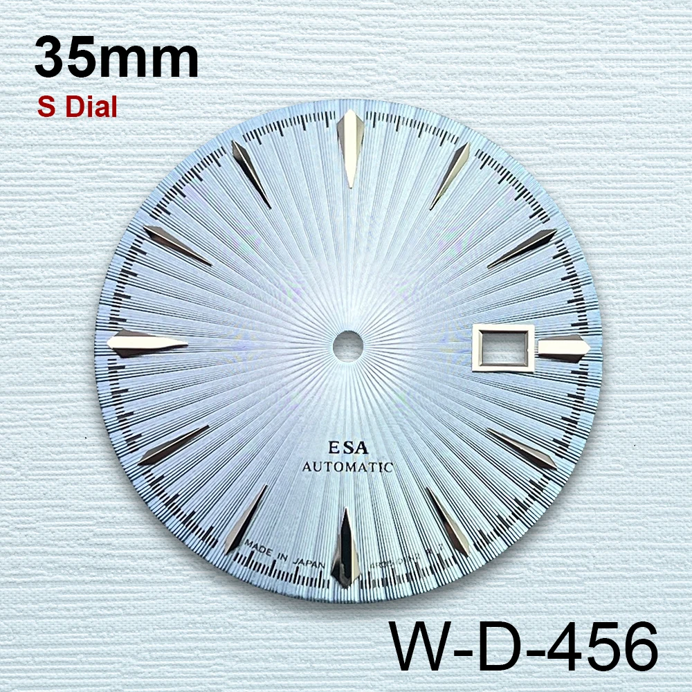 35mm S Logo Cocktail Dial Suitable For NH35 Japanese Movement High-Quality Gradient Dial Watch Accessories