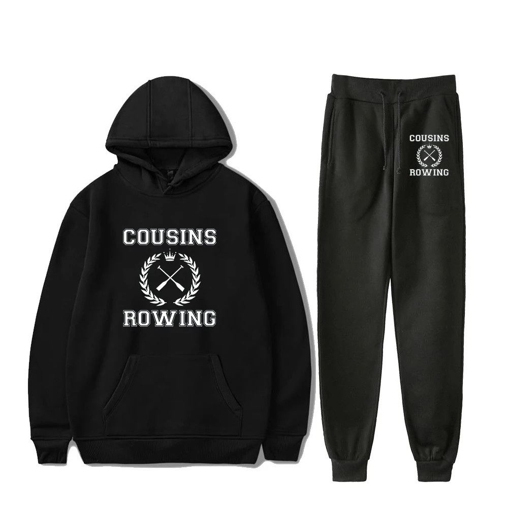 The Summer I Turned Pretty Season 2 Cousins Rowing Hoodie Jogger Pants Two Piece Set Sweatshirts+Sweatpants 2023 Men Women's Set