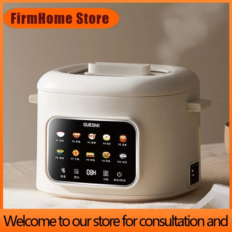 FirmHome Store1.6L Electric Cooking Pot Multi-functional Non-stick Pan Dormitory Cook Noodle Pot Hot Pot Reservation Steamer Aut