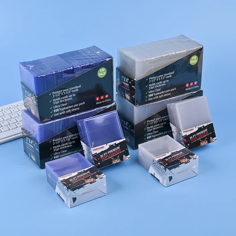 Card Top Loader - 10-50 szt. przezroczystych osłonek na karty