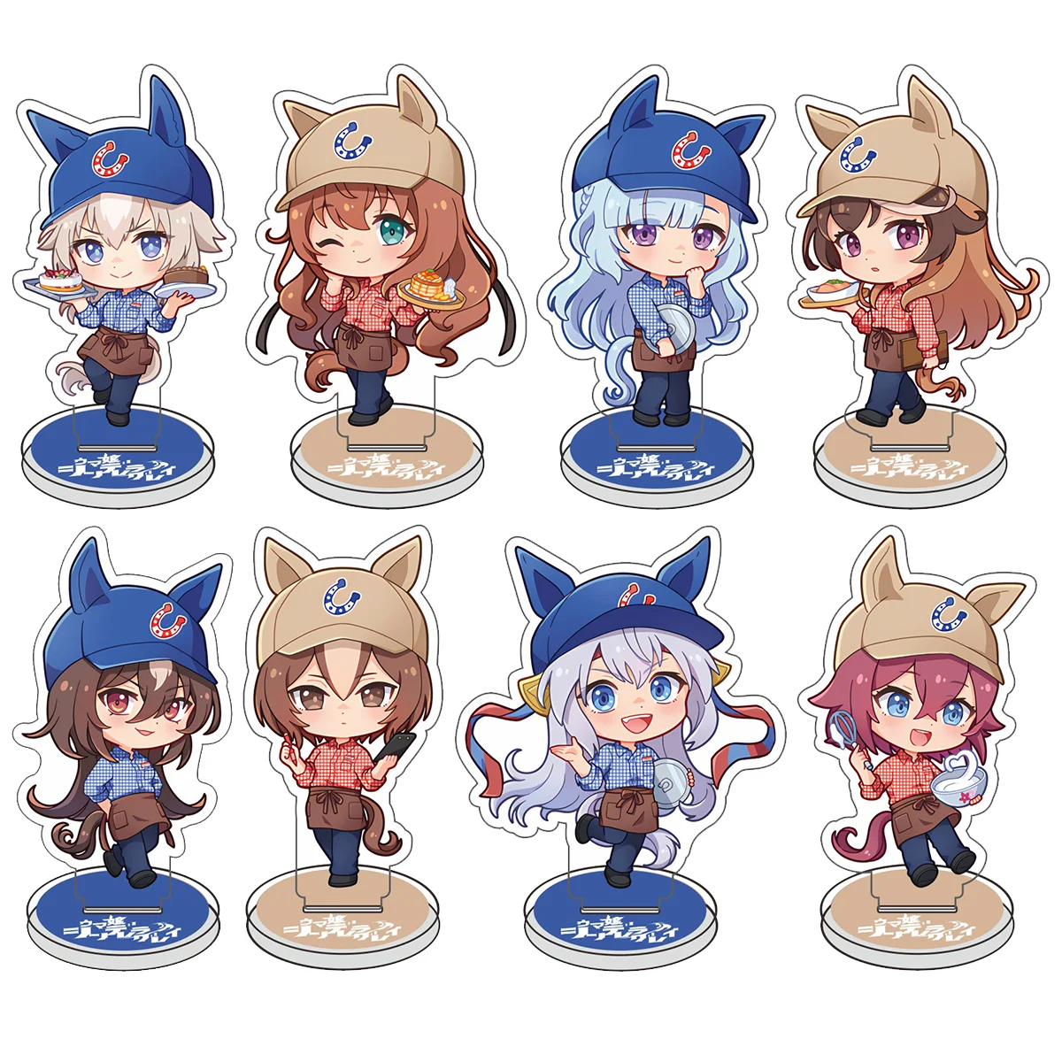Anime Umamusume:Cinderella Gray Acrylic keychains Stand Oguri Cap Special Week Silence Suzuka Tokai Teio Fans Cosplay Gifts