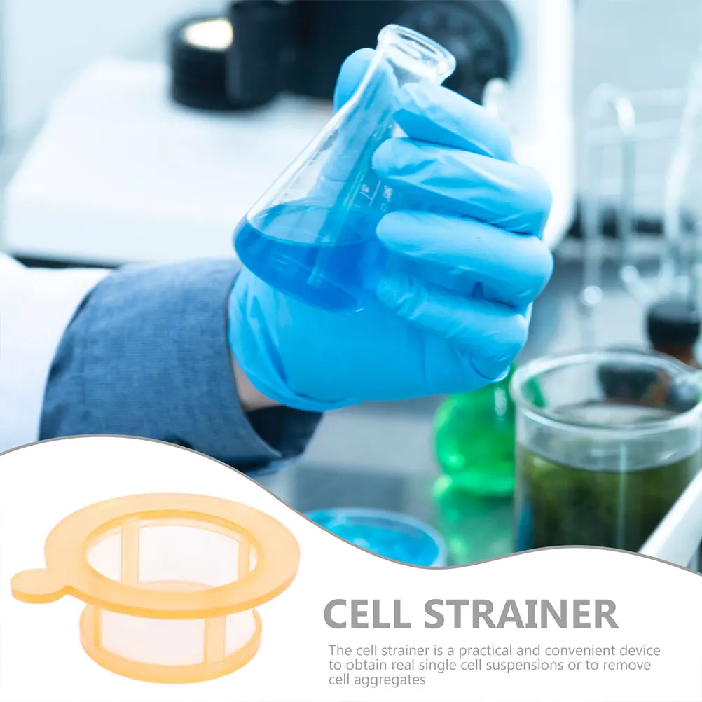3pcs Strainers Disposable Cell Filters 100Μm Small Cell Filter Science Experiment Tool Mini Strainers Lab
