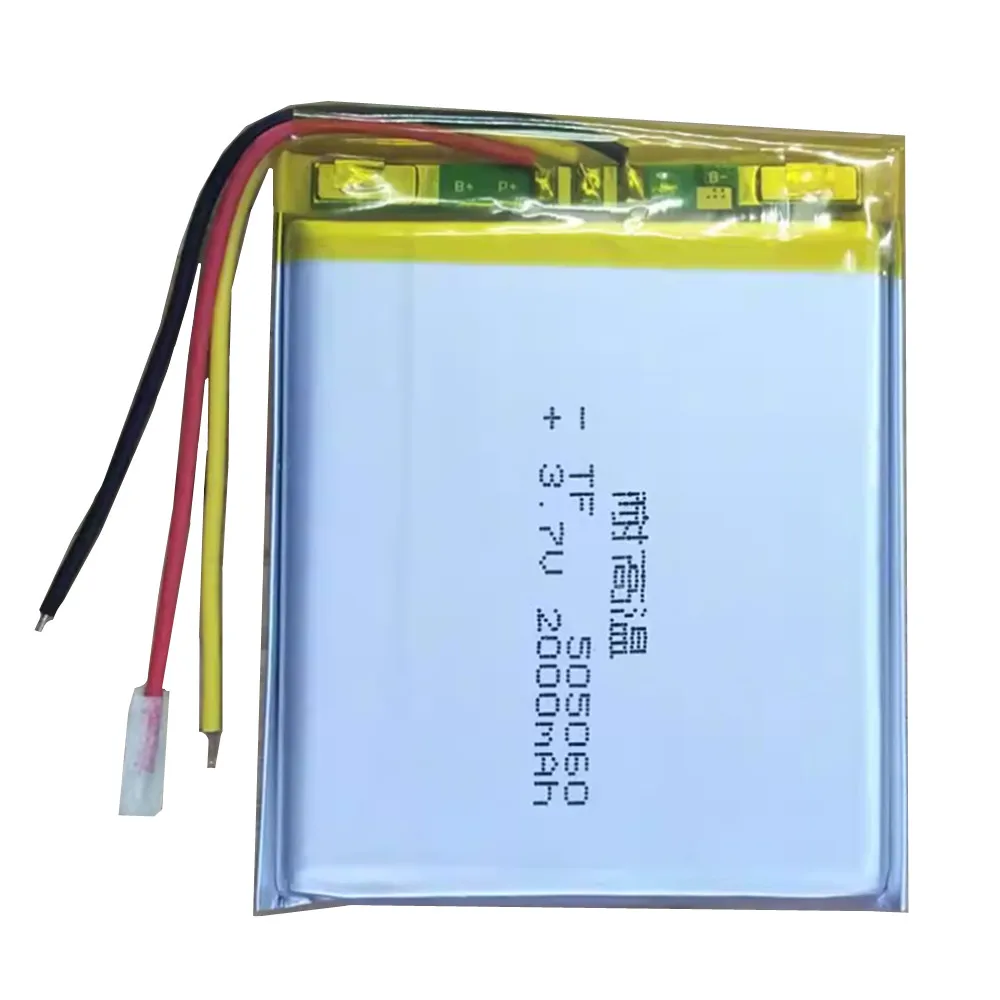 3.7V 2000mAh Rechargeable Polymer Lithium Lipo Battery 3 Wires 505060 For MP3 Bluetooth Speaker Headset GPS Remote Controller
