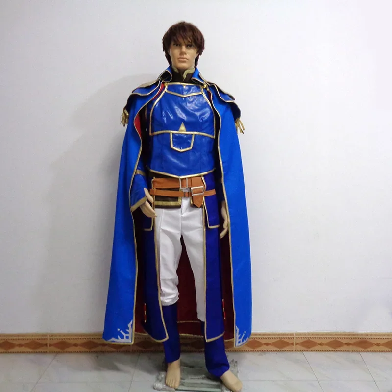 Fire Emblem Roy Christmas Party Halloween Uniform Outfit Cosplay Costume Customize Any Size