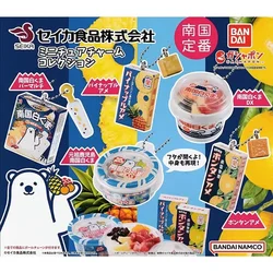 Bandai Original Japan Gashapon Figure Anime Cute SEIKA Ice Cream Water Miniature Model Kawaii Keychain Gacha Capsule Toys