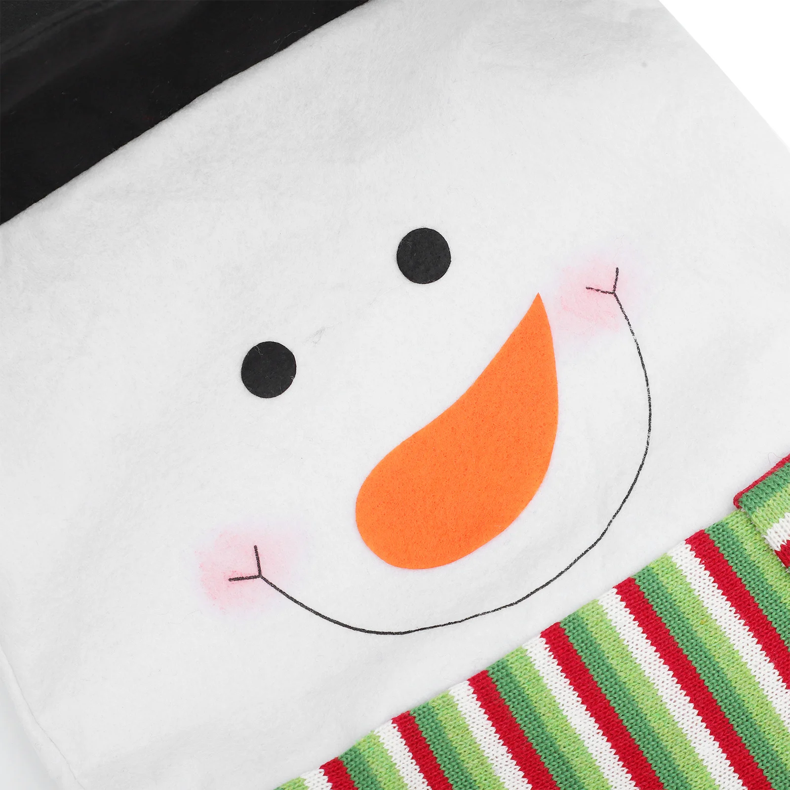 

1Pcs Snowman Christmas Tree Topper Hugger Adorable Colorful Fabric Xmas Ornament for Home Shop Cafe Decoration