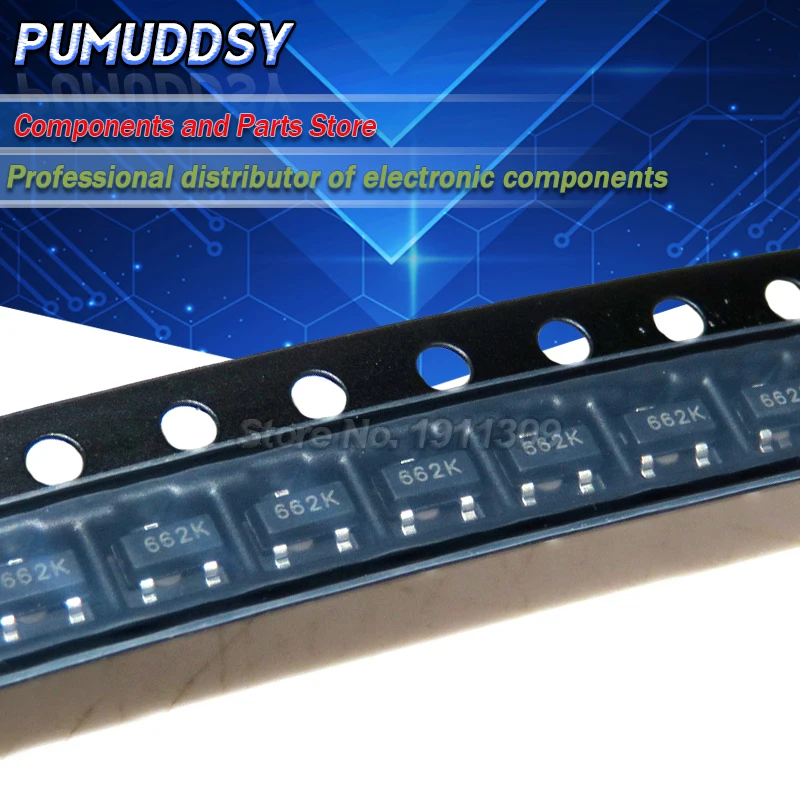 100PCS XC6206P332MR SOT-23 SOT XC6206P332 SOT23 XC6206 SMD(662K) 3.3V/0.5A Positive Fixed LDO Voltage new and IC