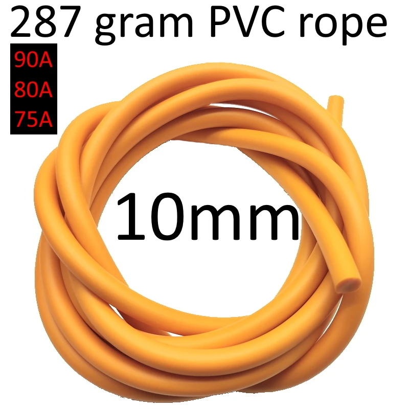 NEVERTOOLATE 287 GRAM HEAVY THICK 10MM PVC SPARE ROPE FOR HEAVY JUMP ROPE 3 METER HARD SOFT WITHOUT HANDLE 75A 80A 90A