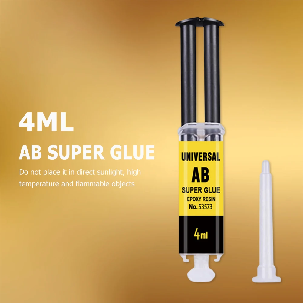 1-20Pcs Epoxy Resin AB Glue 4/25ml Waterproof Instant Fast Adhesive Repair Strong Super Liquid Glue For Wood Metal Welding Glue