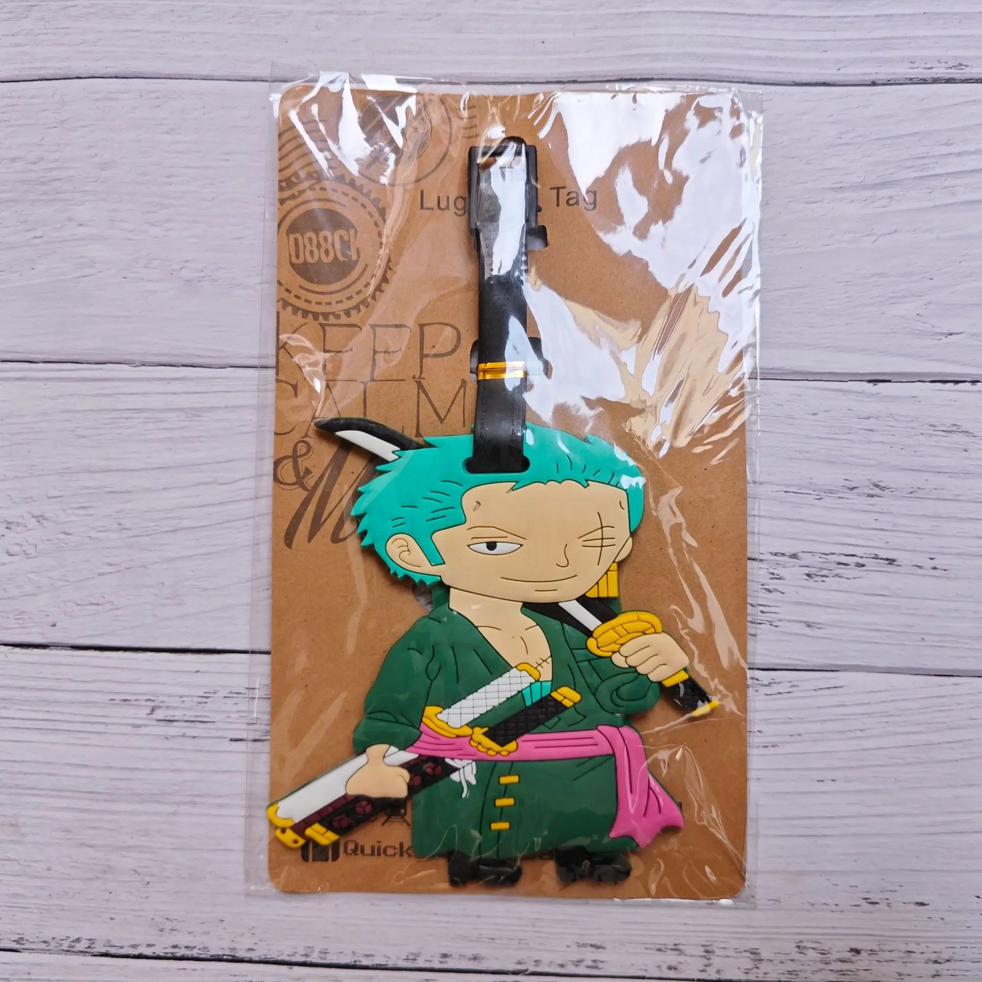 One Piece Luggage Tag Luffy Chopper Roronoa Zoro Traveling Organizer Accessories Voyage En Avion Label Anime Figures Tag Gift