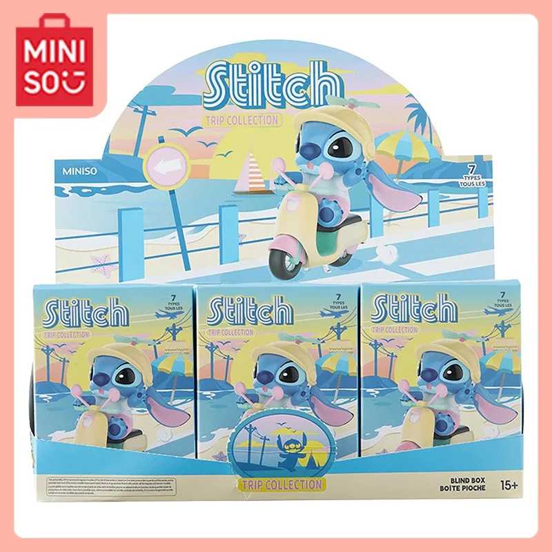 

MINISO Kawaii Anime Cute Lilo & Stitch Have A Good Swim Series Blind Box Фигурка Настольный кулон Художественная игрушка Игрушка Фестивальный подарок
