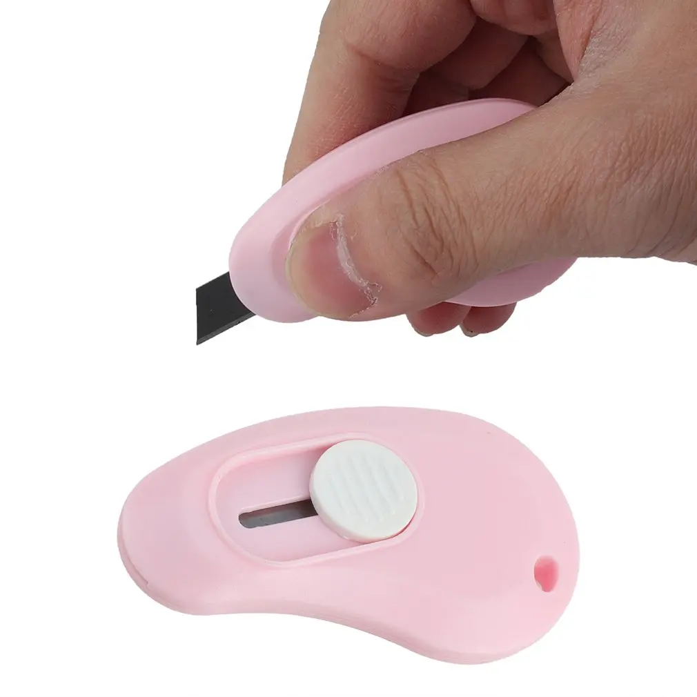 Cute Mini Small Pocket Sized Craft Wrapping Box Paper Envelope Cutter Utility Knife Letter Opener Student Art Supplies