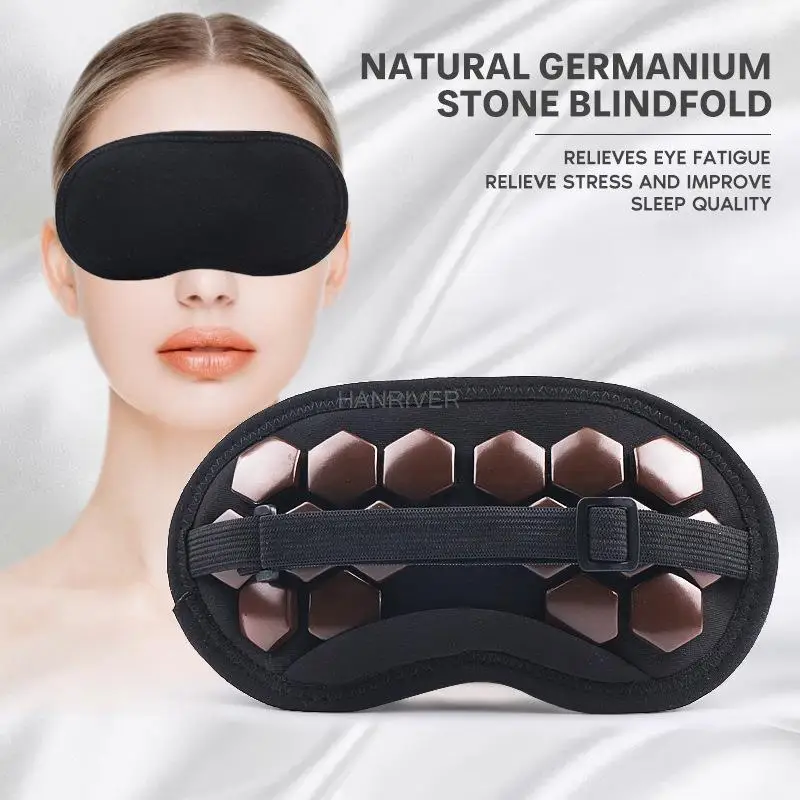 Germanium stone eye care, eye protection shading sleep patch available germanium stone eye shield men and women