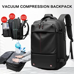 Reisrugzak Vacuümcompressie 17-inch laptoprugzak Zakelijk Schoolrugzak met grote capaciteit Uitgebreide wandelrugzak