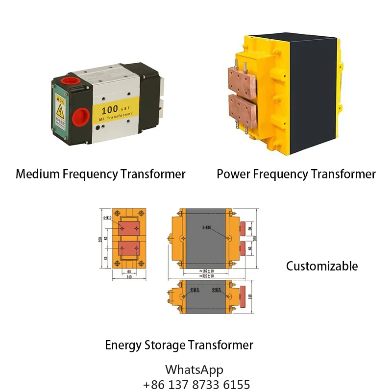 Energy Storage Welding Transformer Core Component Copper Stainless Steel Welder Transformer For Capacitor Spot Welding Machines