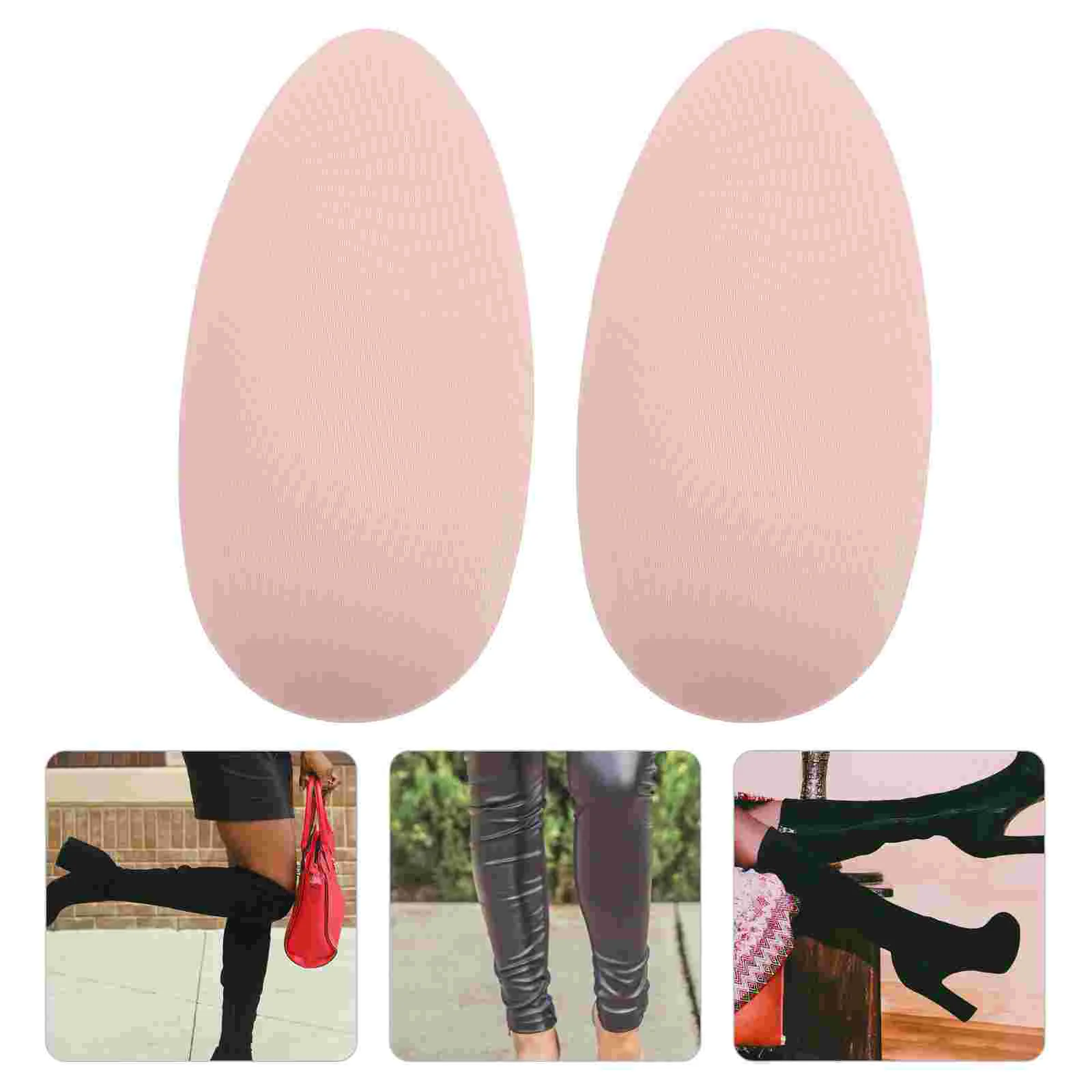 

Self-adhesive Leg Pads Soft Calf Support for Crooked Protective Orthotics Patch Silica Gel Women Miss Women's