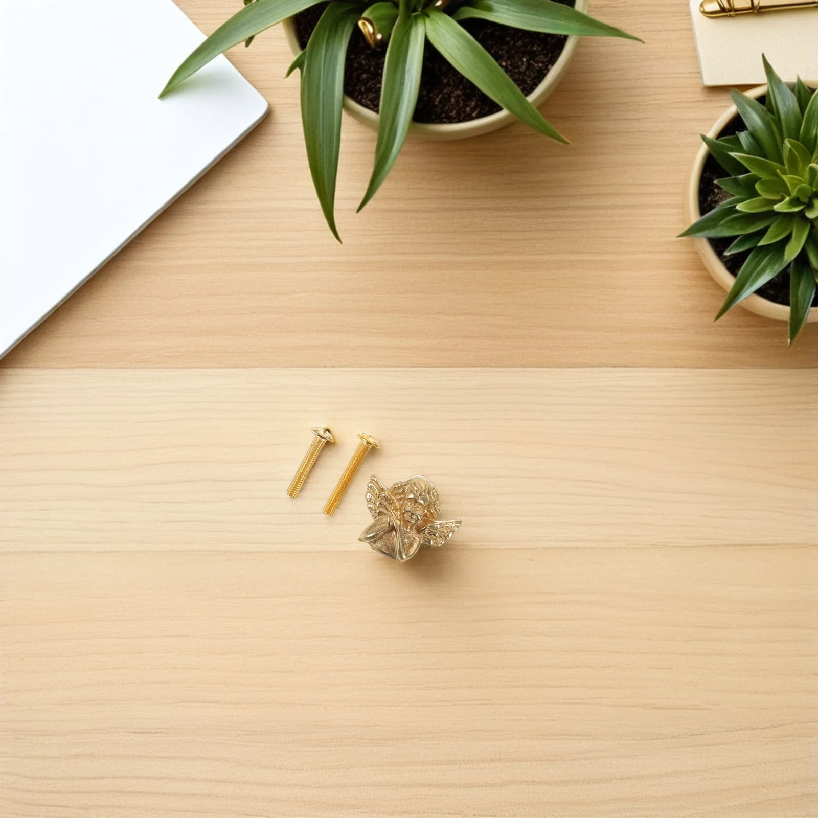 

128mm Brass Angel Metal Pulls Cabinet Handles Decorative Furniture Hardware for Kitchen Cupboard Drawer Knobs