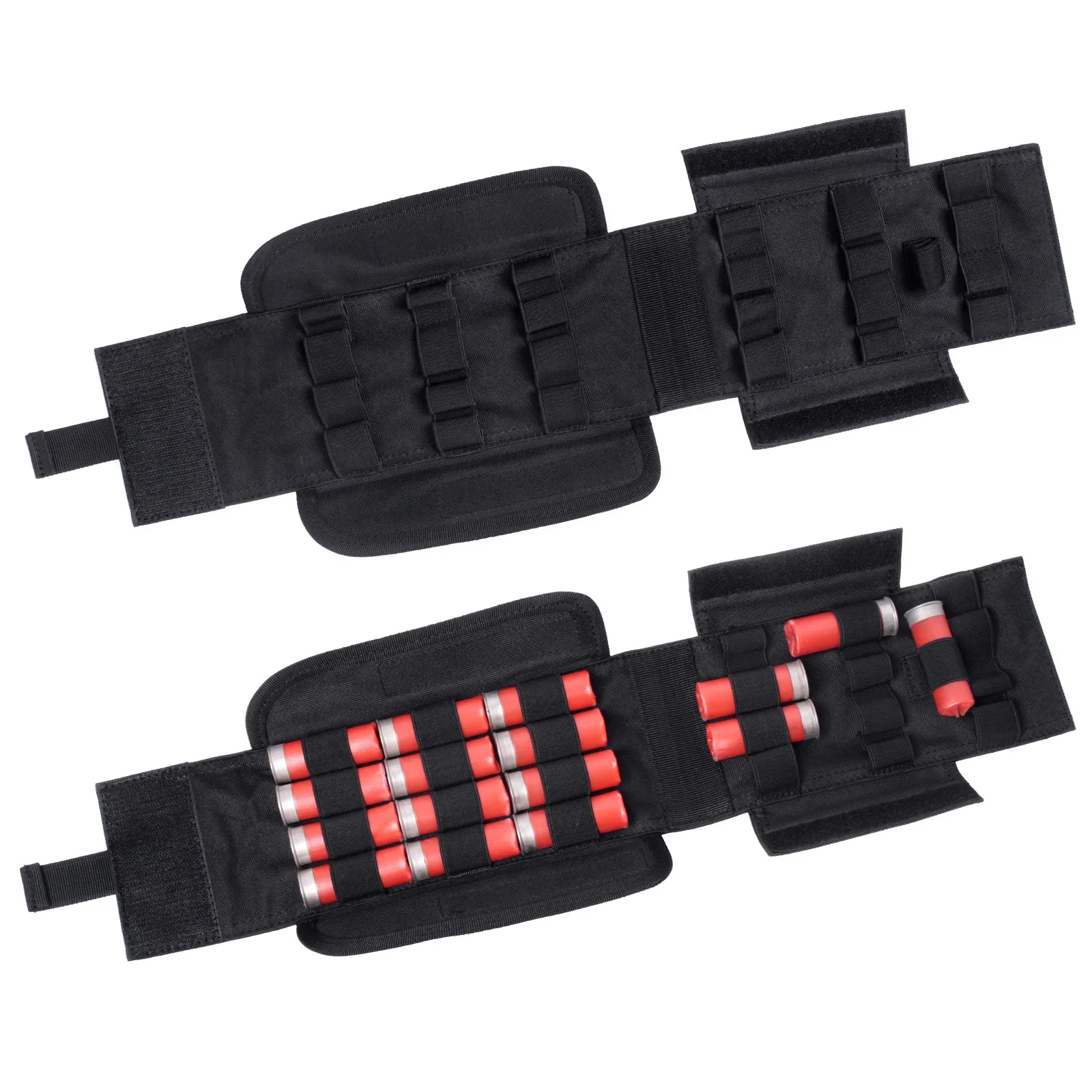 กระเป๋าใส่กระสุนปืนลูกซอง 12 เกจ 25 นัด แบบ Molle สำหรับปืนของเล่น