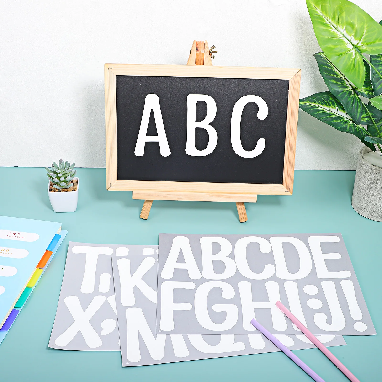 

30 Sheets Large Sticker Letters Easy to Stick and Remove for Various Labeling Needs in Multiple Settings Letter Stickers