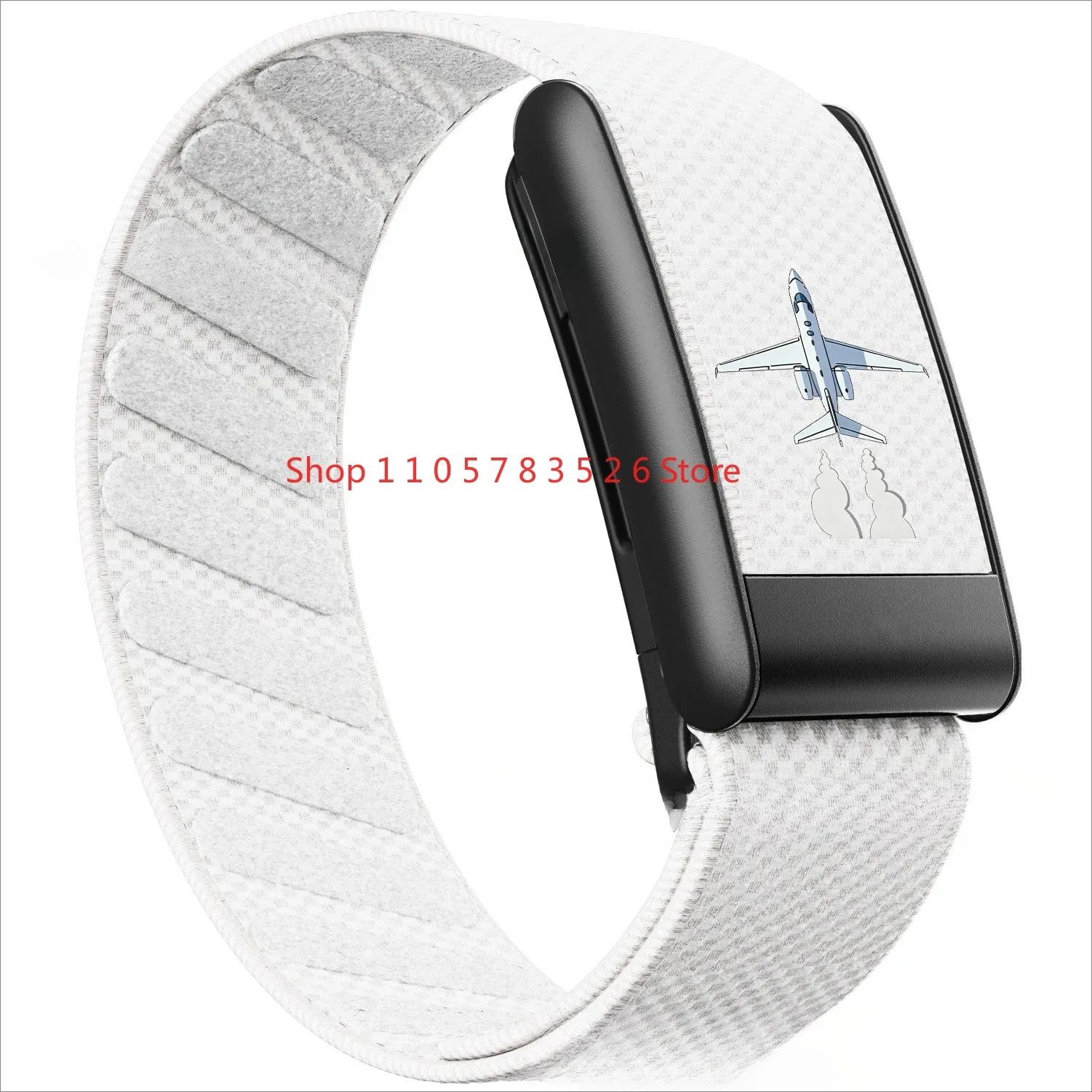 2026 Geeignet für WHOOP5.0/MG Nylon-Druckarmband mit schwarzem U-förmigem Rahmen, silbernem U-förmigem Rahmen und goldenem U-förmigem Rahmen. – Detail 25