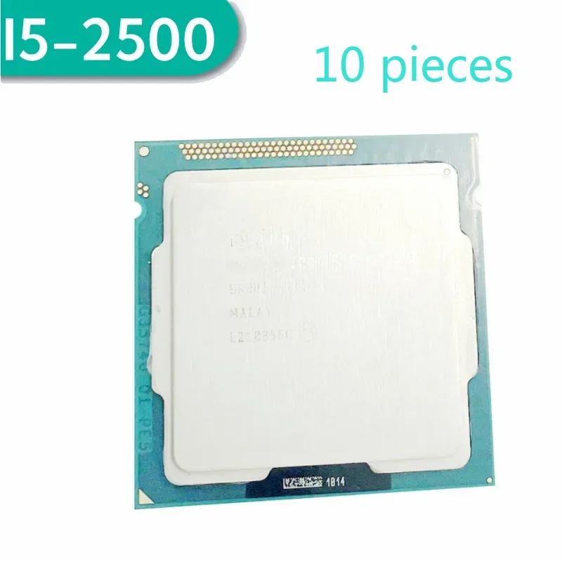 10PCS i5 2500 Processor 3.3GHz 6MB L3 Cache Quad-Core TDP 95W LGA 1155 Desktop CPU I5-2500