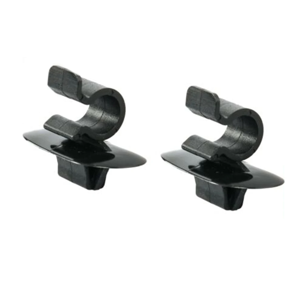 

For Vauxhall Vivaro For Citron Bonnet Stay Clips Practical 2pcs/set Black Brand New High Quality Plastic Car Clip