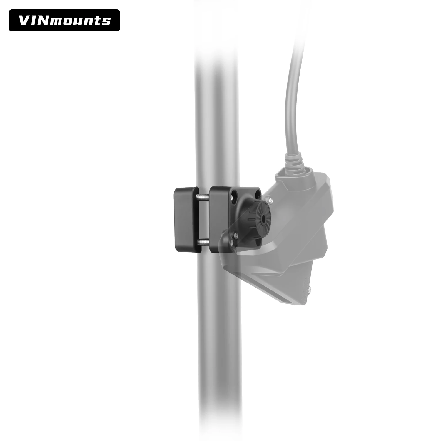 VINmounts Zero Degree Fish Finder Transducer Mount,Compatible with Garmin Livescope LVS32 for Pole & Trolling Motor VIN-JT-LVS32