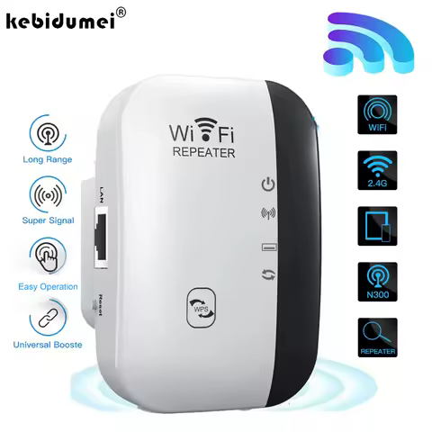 300Mbps Wireless WIFI Repeater 2.4G Router Wifi Range Extender Wi-Fi Signal Amplifier 802.11N Network Card Adapter for PC