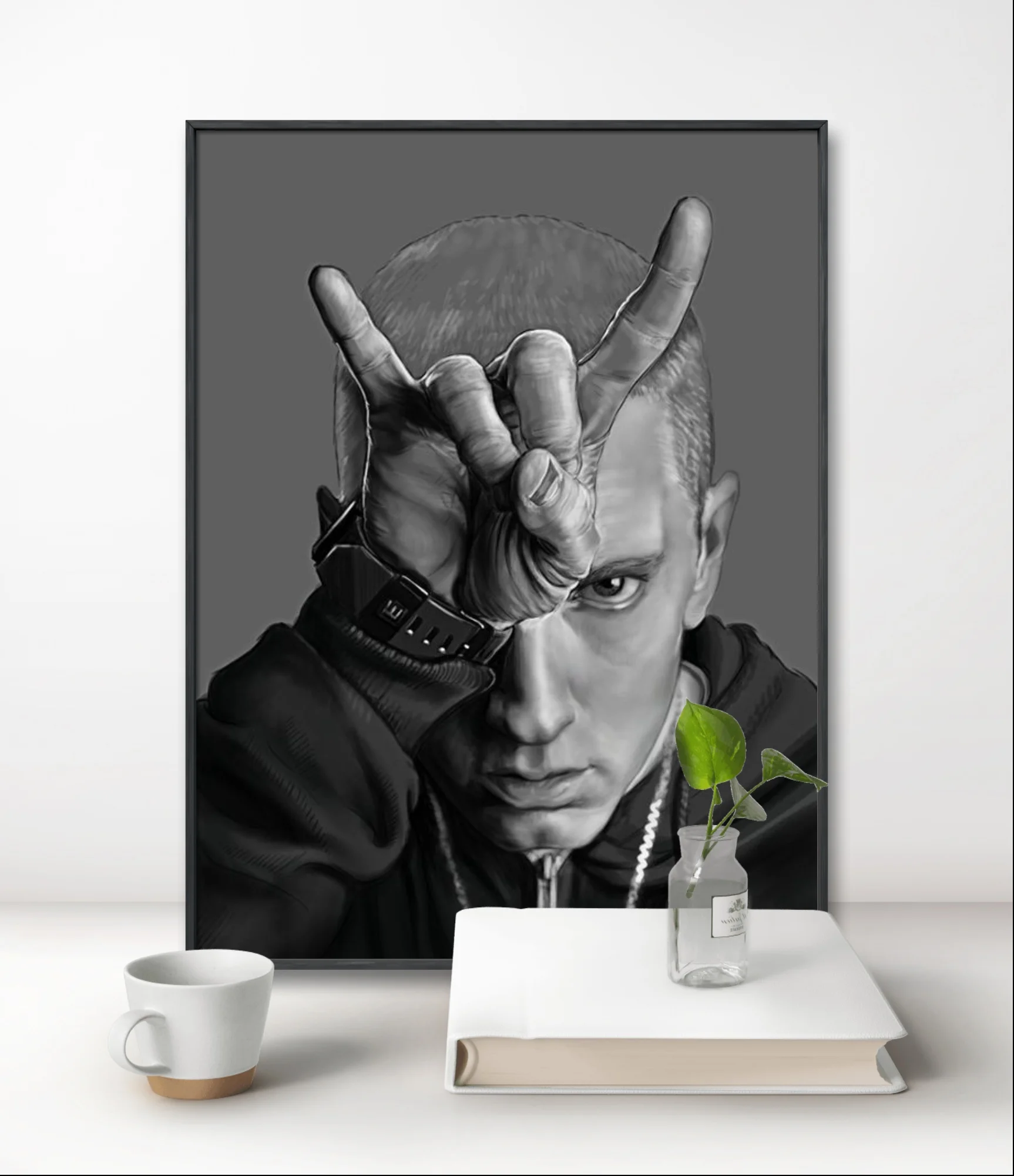 Rap Singer Diamond Painting Kit E-Eminem Poster Diy Diamond Embroidery Cross Stitch Collect Gift Home Wall Decor Mosaic Mural