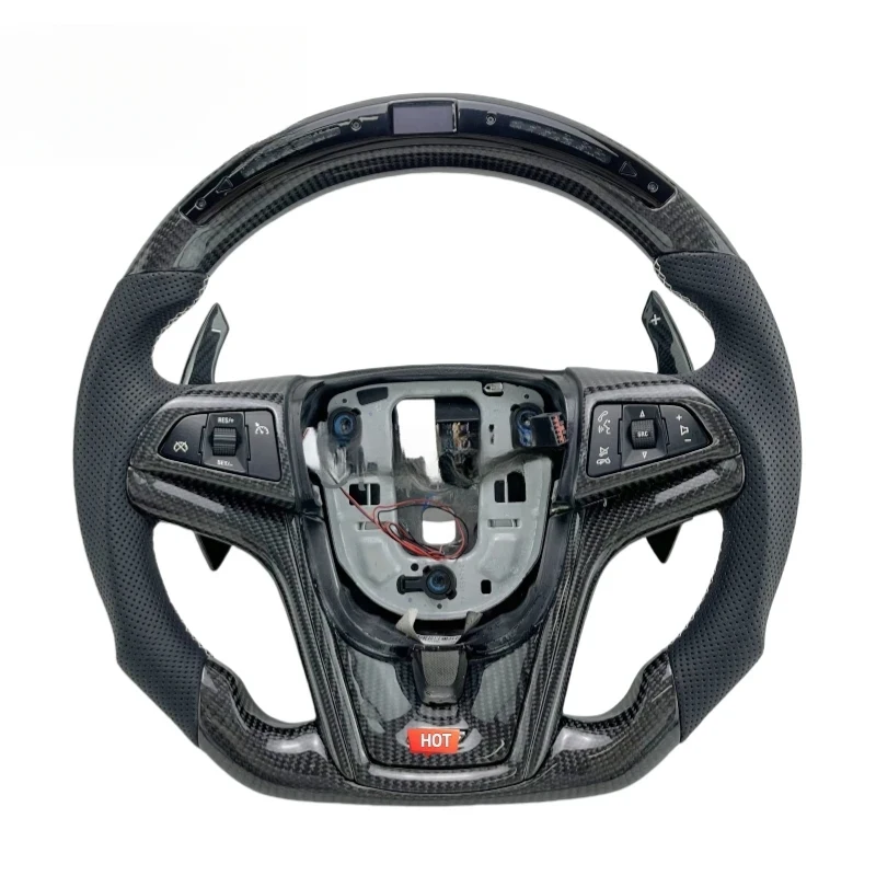 High Quality LED Carbon Fiber Steering Wheel For Chevrolet Camaro 2012