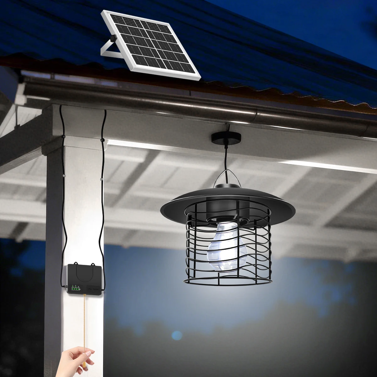 Solar Pendant Light…